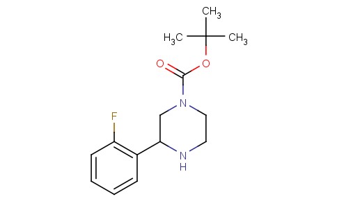 1-Piperazinecarboxylic acid, 3-(2-fluorophenyl)-, 1,1-dimethylethyl ester